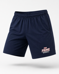Navy blue shorts with 'USA Prime Baseball' logo on a white background